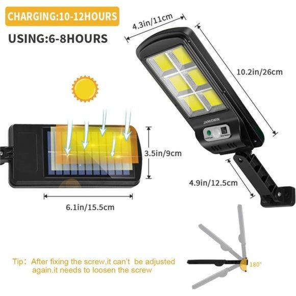 120 led Solar Street Lights Outdoor Wireless Solar Security Wall Light Sensor - Picture 2 of 7